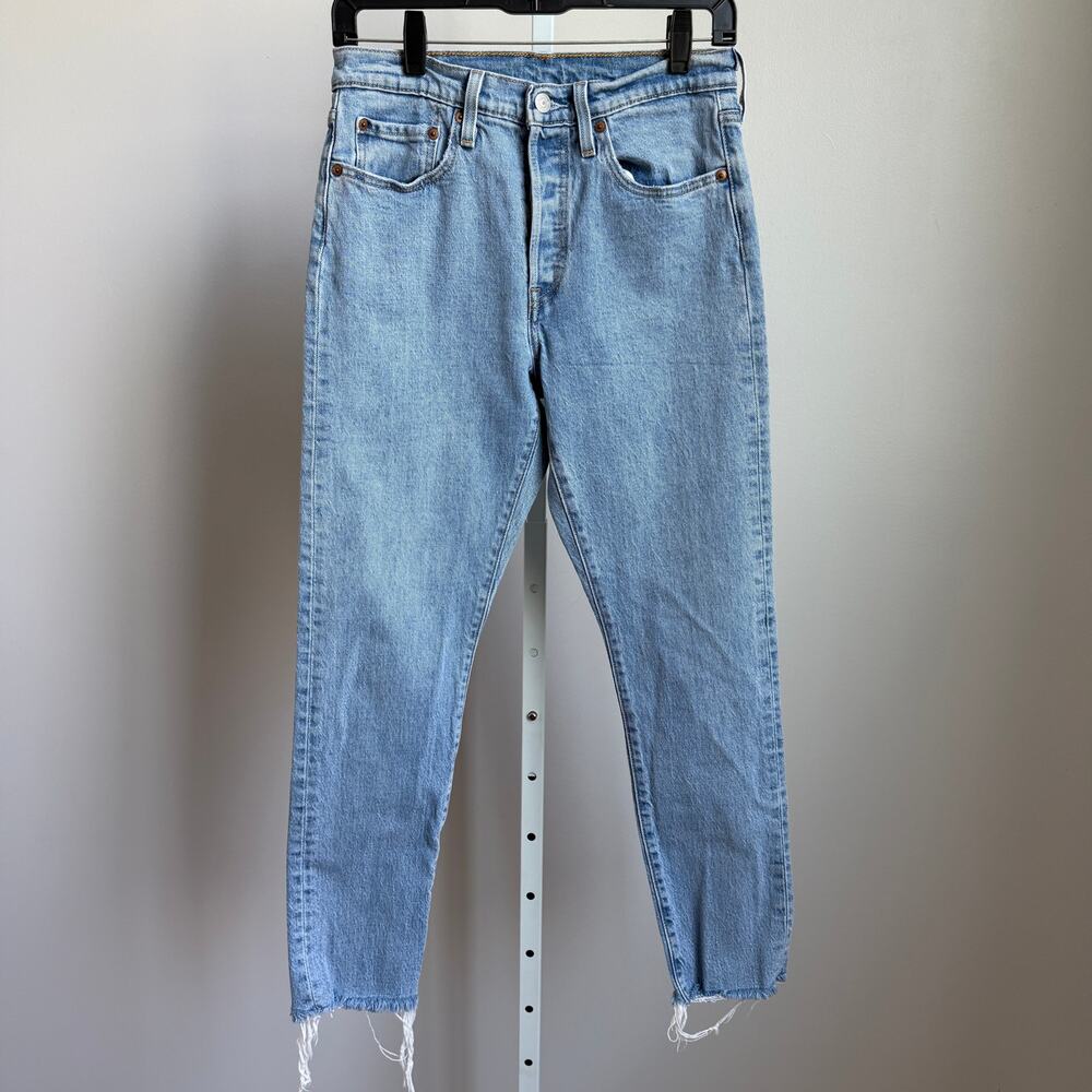 Levi Cotton Coastal Clean Rugged Outdoors Granola 501 S Skinny Jeans‎ 25 Blue